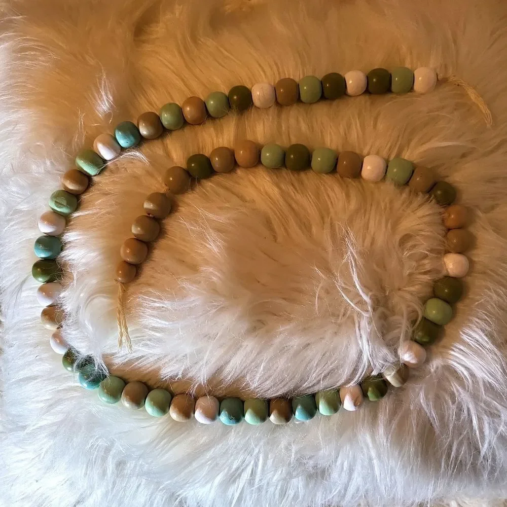 Wood beads